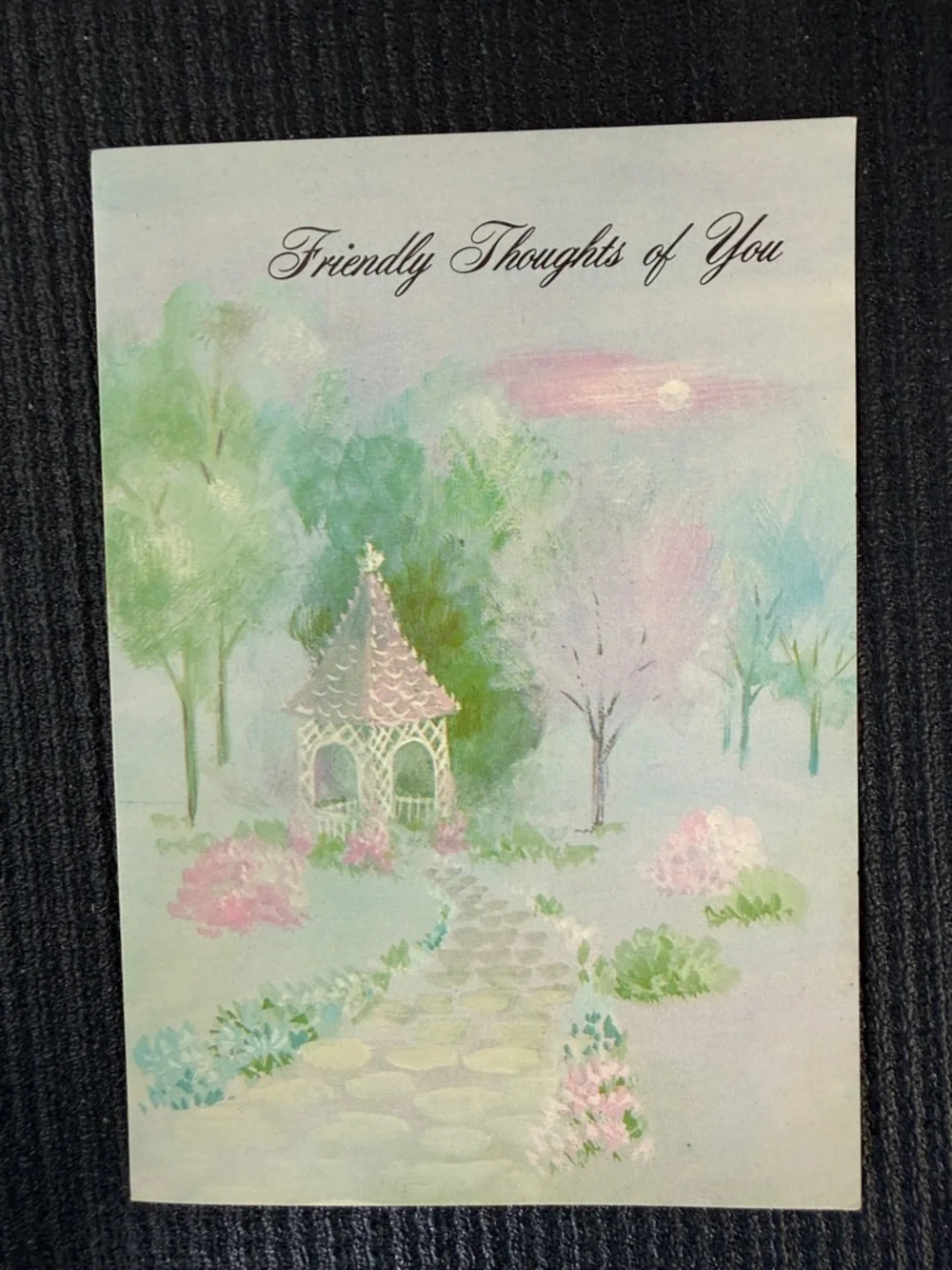 Vintage Pastel Scenic Greeting Cards - All Occasion Lot of 9
